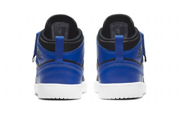 Nike Air Jordan 1 Mid Tops Alt Ps Retro Basketball Shoes Herre Svarte Blå