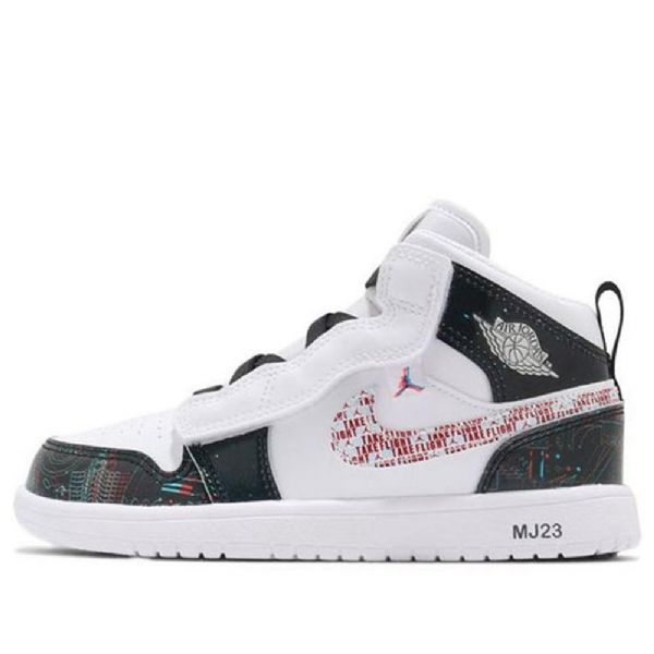 Nike Air Jordan 1 Mid Tops Alt Se Ps Retro Basketball Shoes Herre Hvite Svarte