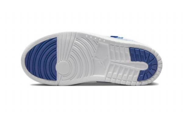 Nike Air Jordan 1 Mid Tops Alt Se Td Sko Barn Hvite Blå