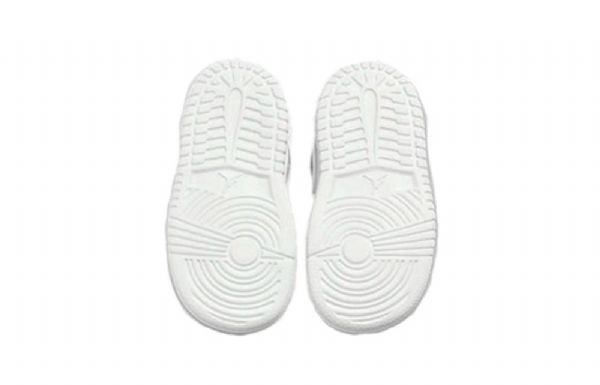 Nike Air Jordan 1 Mid Tops Alt Td Sko Barn Hvite