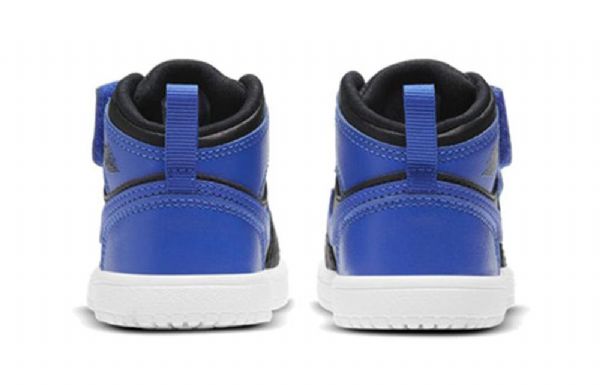 Nike Air Jordan 1 Mid Tops Alt Td Sko Barn Kongeblå Blå