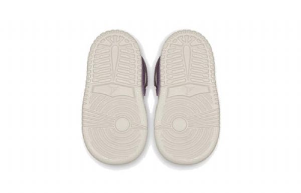 Nike Air Jordan 1 Mid Tops Alt Td Sko Barn Lilla