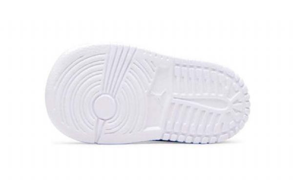 Nike Air Jordan 1 Mid Tops Alt Td Sko Barn Marineblå Hvite