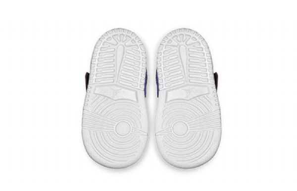Nike Air Jordan 1 Mid Tops Alt Td Sko Barn Svarte