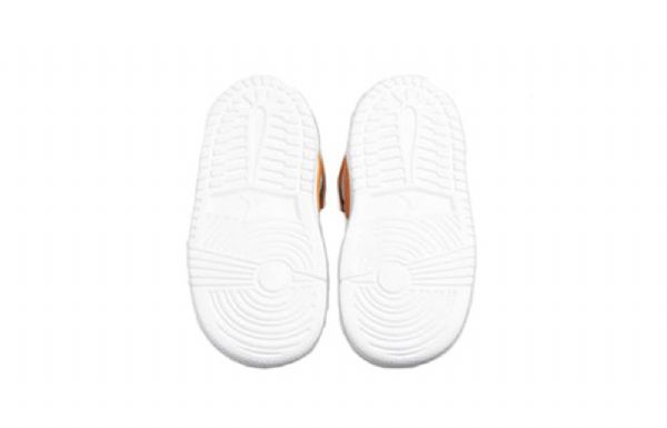 Nike Air Jordan 1 Mid Tops Alt Td Sko Barn Svarte Oransje