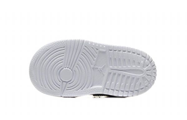 Nike Air Jordan 1 Mid Tops Alt Td Sko Barn Svarte Rød Hvite
