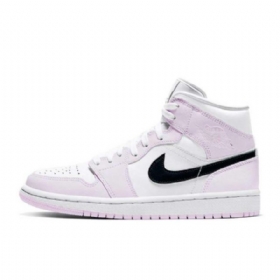 Nike Air Jordan 1 Mid Tops Barely Rose Sko Dame Rosa