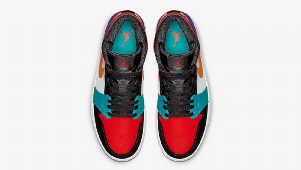 Nike Air Jordan 1 Mid Tops Bred Sko Herre Multicolor