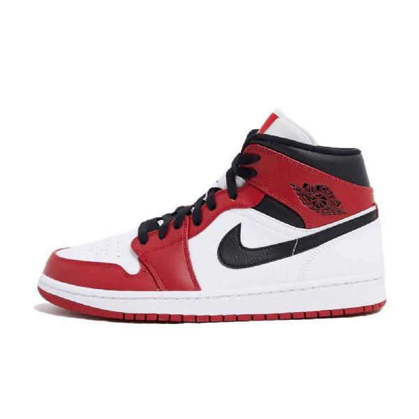 Nike Air Jordan 1 Mid Tops Chicago 2020 Sko Dame Rød Hvite