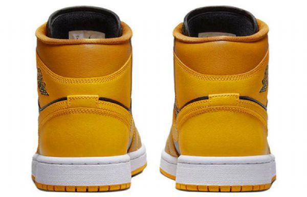 Nike Air Jordan 1 Mid Tops Chutney Taxi Retro Basketball Shoes Dame Gul