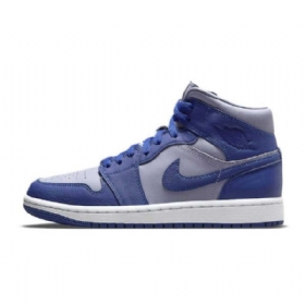 Nike Air Jordan 1 Mid Tops Georgetown Sko Herre Marineblå