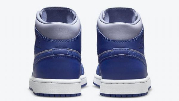 Nike Air Jordan 1 Mid Tops Georgetown Sko Herre Marineblå