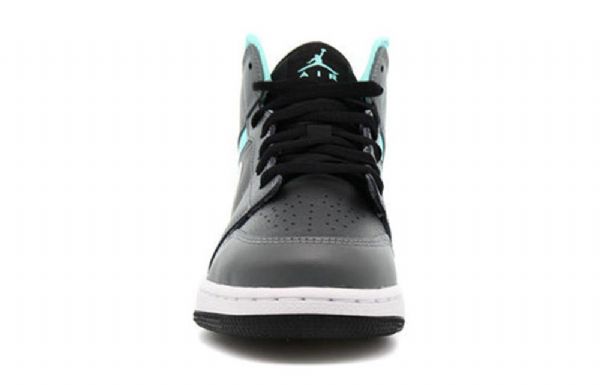 Nike Air Jordan 1 Mid Tops Gs Basketsko Herre Grå