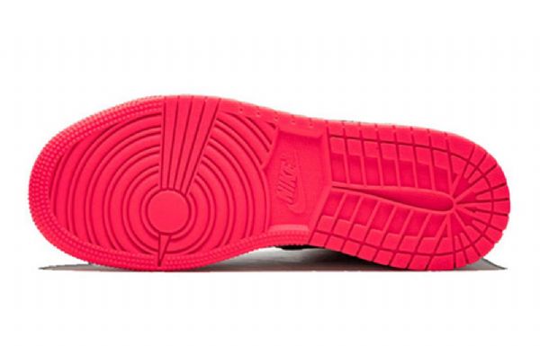 Nike Air Jordan 1 Mid Tops Gs Basketsko Herre Grå Rosa