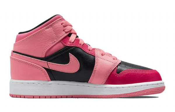 Nike Air Jordan 1 Mid Tops Gs Basketsko Herre Korall