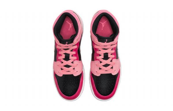 Nike Air Jordan 1 Mid Tops Gs Basketsko Herre Korall