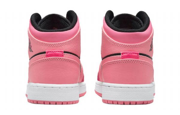Nike Air Jordan 1 Mid Tops Gs Basketsko Herre Korall