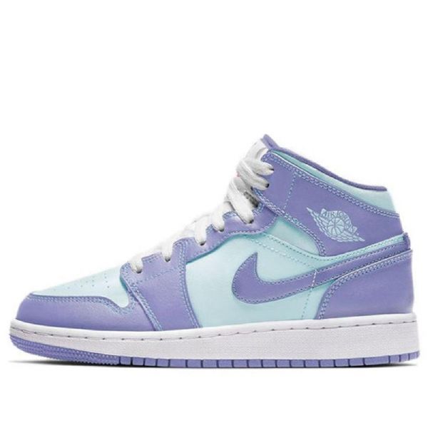 Nike Air Jordan 1 Mid Tops Gs Basketsko Herre Lilla