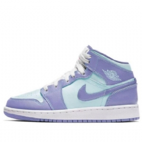 Nike Air Jordan 1 Mid Tops Gs Basketsko Herre Lilla