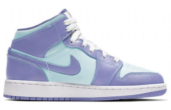 Nike Air Jordan 1 Mid Tops Gs Basketsko Herre Lilla