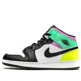 Nike Air Jordan 1 Mid Tops Gs Basketsko Herre Multicolor