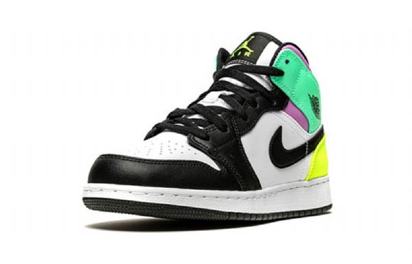 Nike Air Jordan 1 Mid Tops Gs Basketsko Herre Multicolor
