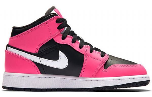 Nike Air Jordan 1 Mid Tops Gs Basketsko Herre Pinksicle
