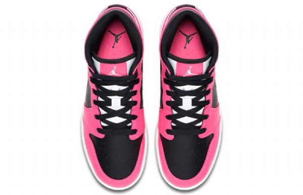 Nike Air Jordan 1 Mid Tops Gs Basketsko Herre Pinksicle