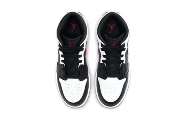 Nike Air Jordan 1 Mid Tops Gs Basketsko Herre Rød