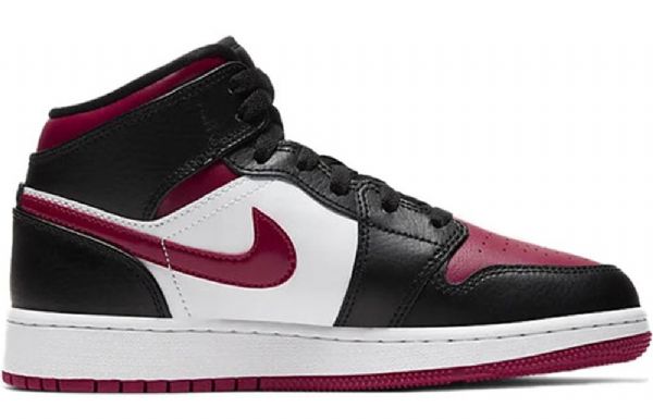 Nike Air Jordan 1 Mid Tops Gs Basketsko Herre Rød