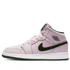 Nike Air Jordan 1 Mid Tops Gs Basketsko Herre Rosa