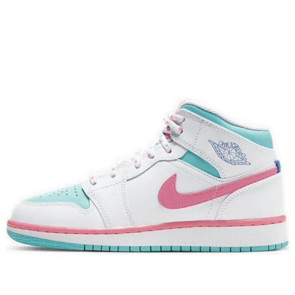 Nike Air Jordan 1 Mid Tops Gs Basketsko Herre Rosa