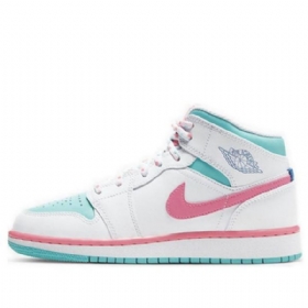 Nike Air Jordan 1 Mid Tops Gs Basketsko Herre Rosa