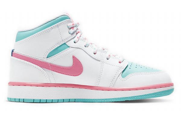Nike Air Jordan 1 Mid Tops Gs Basketsko Herre Rosa