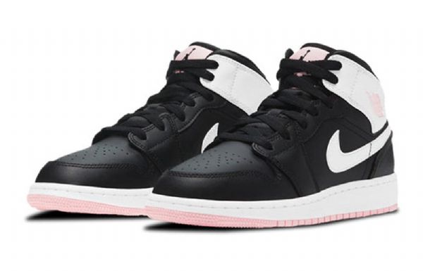 Nike Air Jordan 1 Mid Tops Gs Basketsko Herre Rosa Lilla