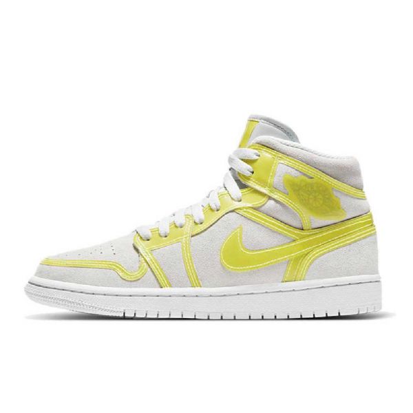 Nike Air Jordan 1 Mid Tops Lx Opti Sko Dame Gul