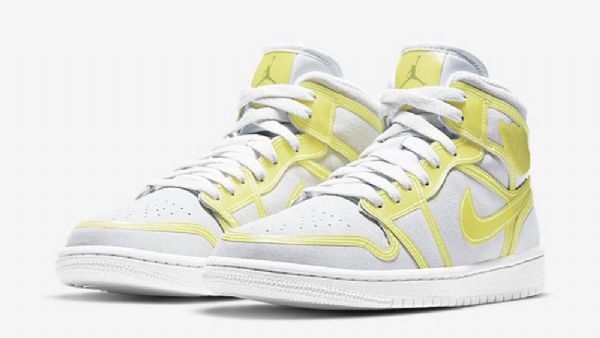 Nike Air Jordan 1 Mid Tops Lx Opti Sko Dame Gul