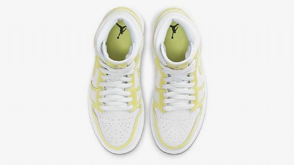 Nike Air Jordan 1 Mid Tops Lx Opti Sko Dame Gul