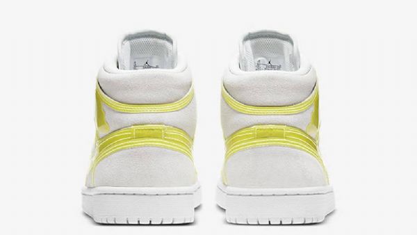 Nike Air Jordan 1 Mid Tops Lx Opti Sko Dame Gul