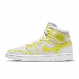 Nike Air Jordan 1 Mid Tops Lx Opti Sko Herre Gul