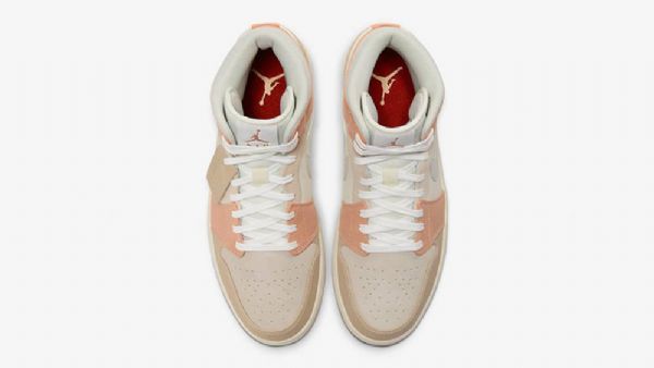 Nike Air Jordan 1 Mid Tops Milan Sko Dame Khaki