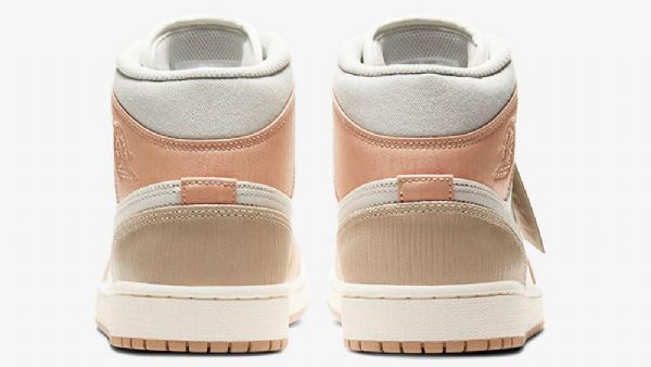 Nike Air Jordan 1 Mid Tops Milan Sko Dame Khaki