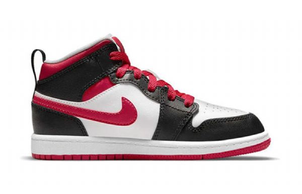 Nike Air Jordan 1 Mid Tops Ps Retro Basketball Shoes Herre Hvite