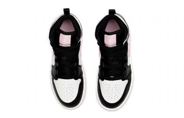 Nike Air Jordan 1 Mid Tops Ps Retro Basketball Shoes Herre Hvite Lyse Rosa