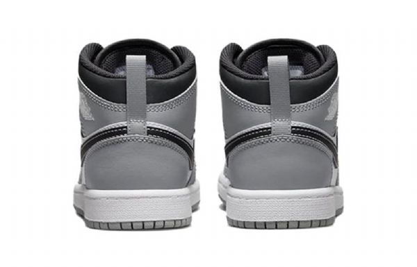 Nike Air Jordan 1 Mid Tops Ps Retro Basketball Shoes Herre Lyse Grå