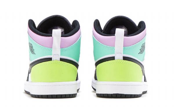 Nike Air Jordan 1 Mid Tops Ps Retro Basketball Shoes Herre Multicolor