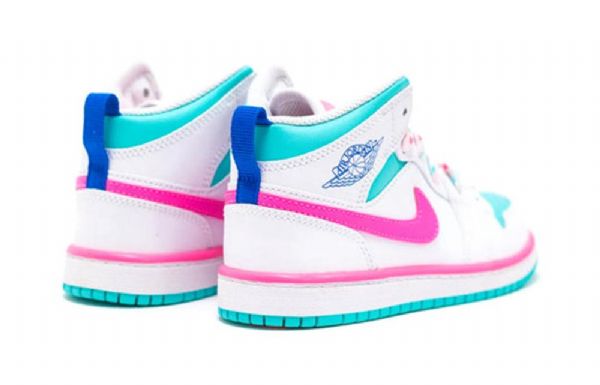Nike Air Jordan 1 Mid Tops Ps Retro Basketball Shoes Herre Rosa