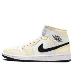 Nike Air Jordan 1 Mid Tops Retro Basketball Shoes Dame Khaki