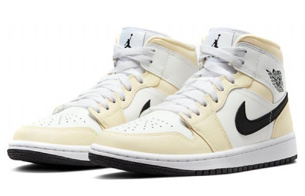 Nike Air Jordan 1 Mid Tops Retro Basketball Shoes Dame Khaki