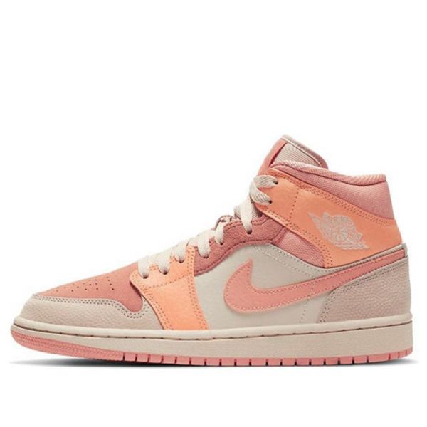 Nike Air Jordan 1 Mid Tops Retro Basketball Shoes Dame Korall
